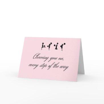 take care invitations - cheerleaders