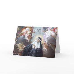 Small Taking Final Vows To Become A Catholic Nun Invitations Front View