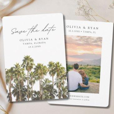 tampa wedding florida save the date invitation