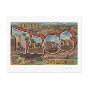 taos, new mexicolarge letter scenestaos, nm 2 postinvitations