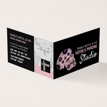 tattoo & body piercing studio, appointment business invitations