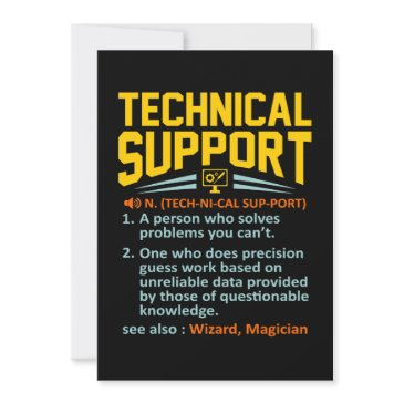 technical support definition computer it thank you invitations