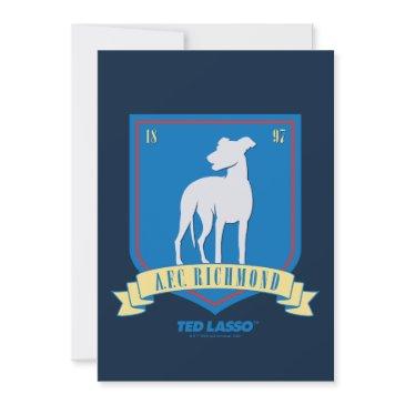ted lasso | afc richmond team logo note invitations
