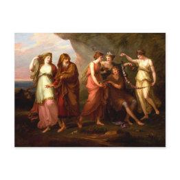 Small Telemachus And The Nymphs Of Calypso Postinvitations Front View