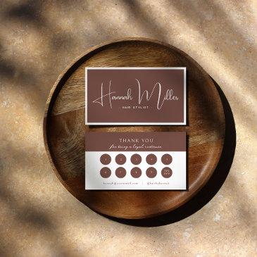 terracotta | modern elegant minimalist loyalty business invitations