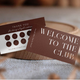 Small Terracotta | Modern Elegant Minimalist Loyalty Business Invitations Front View
