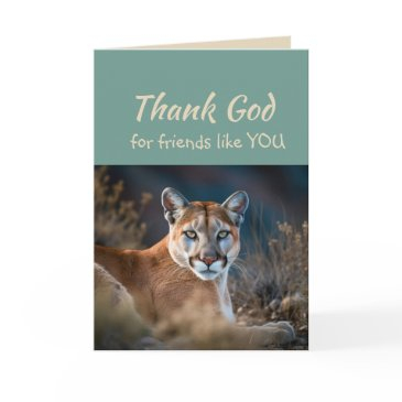 thank god for friends like you cougar thank you invitations