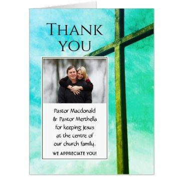 thank you pastor keeping jesus centre jumbo photo invitations