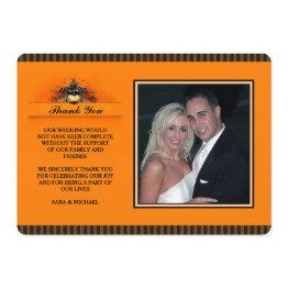 Small Thank You Photo Invitations - Halloween Love Front View