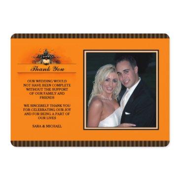 thank you photo invitations - halloween love