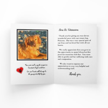 thank you to veterinarian for rainbow bridge pets.