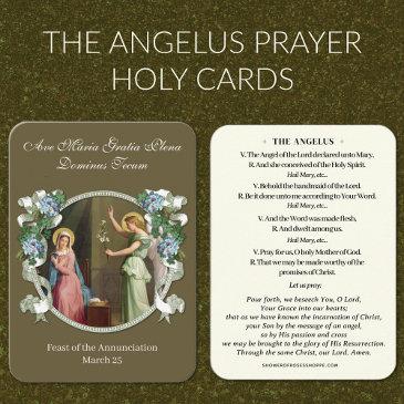 the angelus prayer annunciation of angel holy invitations
