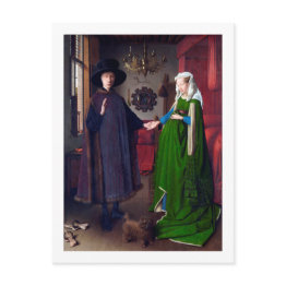 Small The Arnolfini Portrait, Jan Van Eyck Postinvitations Front View