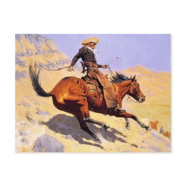the cowboy (by frederic remington) postinvitations