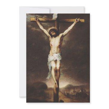 the crucifixion by bartolome esteban murillo invitation