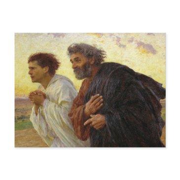 the disciples running to the sepulchre by burnand invitation postinvitations