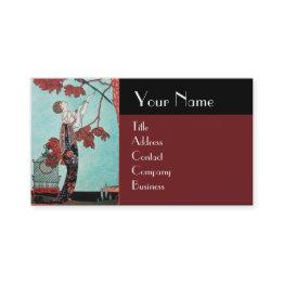 Small The Flighty Bird ,beauty Fashion Designer Business Invitations Front View