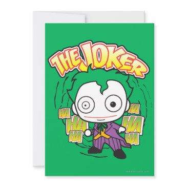 the joker - mini invitation