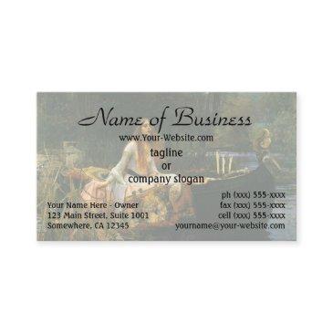 the lady of shalott (on boat) by jw waterhouse business invitations