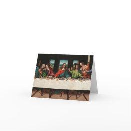 Small The Last Supper, 1515-1520 By Giampietrino Thank You Invitations Front View