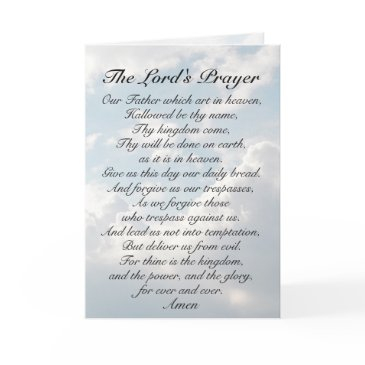 the lord's prayer, our father which art in heaven, invitations
