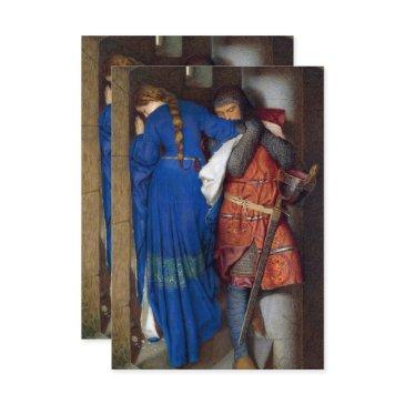 the meeting on the turret stairs by f. w. burton enclosure invitations