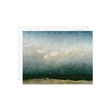 the monk by the sea by caspar david friedrich holiday postinvitations