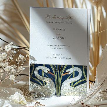 "the morning after" post-wedding brunch invitation