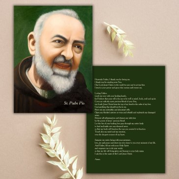 the most powerful healing prayer by st padre pio note invitations