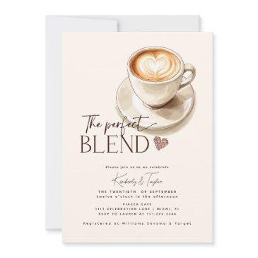 the perfect blend couples wedding bridal shower invitation