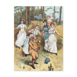 Small The Professor's Class Postinvitations Front View