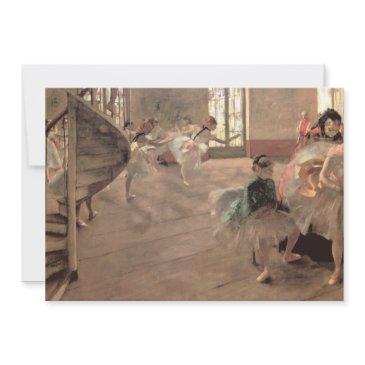 the rehearsal by edgar degas, vintage ballet art