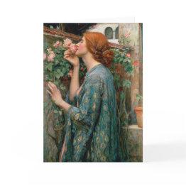 Small The Soul Of The Rose - John William Waterhouse Invitations Front View