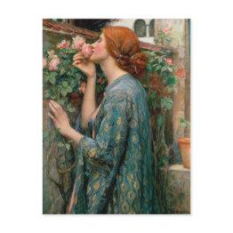 Small The Soul Of The Rose - John William Waterhouse Postinvitations Front View