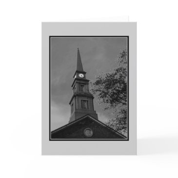 'the tower clock' blank greeting invitations