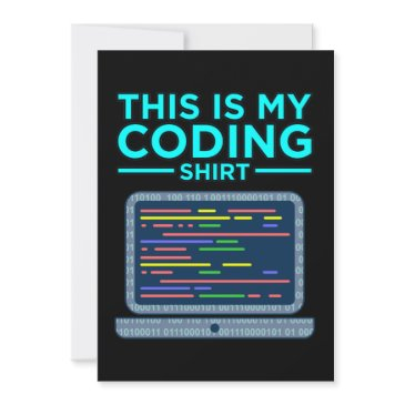 this is my coding computer programming programmer invitation