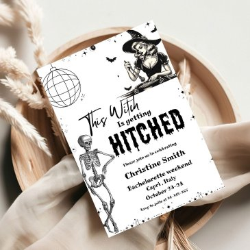 this witch is getting hitchedbachelorette weekend invitation