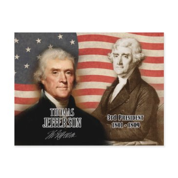 thomas jefferson - 3rd president of the u.s. postinvitations