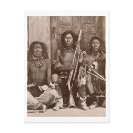 Small Three Indian Braves, Photographed By The Royal Eng Postinvitations Front View