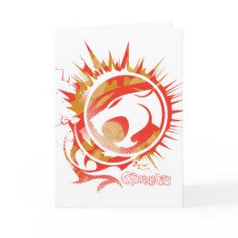 Small Thundercats | Explosive Logo Graphic Invitations Front View