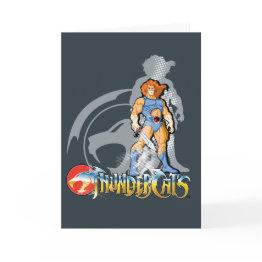 Small Thundercats | Lion-o Halfttone Shadow Graphic Invitations Front View