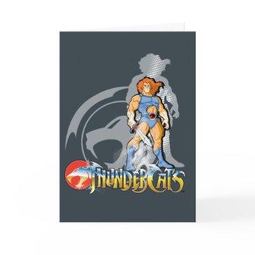 thundercats | lion-o halfttone shadow graphic invitations