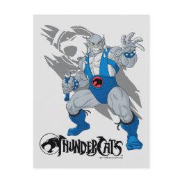 Small Thundercats | Panthro Character Graphic Postinvitations Front View