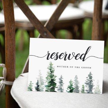 timber grove wedding reserved seating invitations