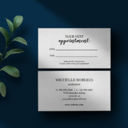 Small Total White | Classic Cursive Handwriting Elegant Business Invitations Front View