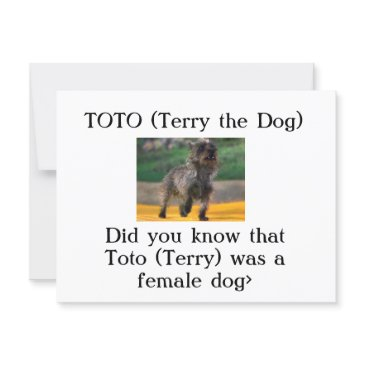 toto (terry the dog) postinvitations