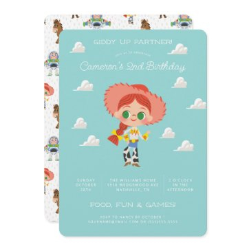 toy story | jessie baby birthday invitation