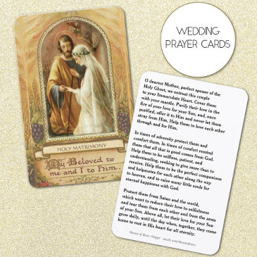 traditional catholic wedding favor holy invitations