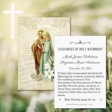 traditional catholic wedding favor holy invitations