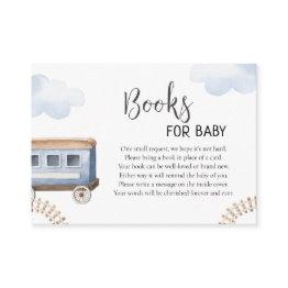 Small Train Books For Baby, Chugga Choo Baby Shower Enclosure Invitations Front View